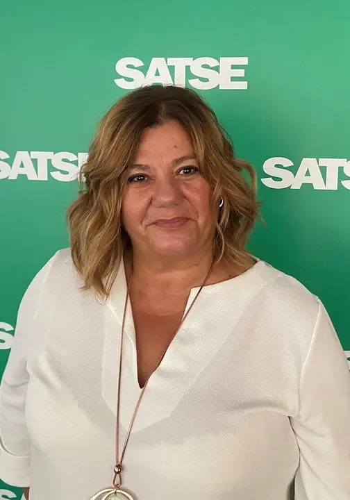 Ana Samperio, secretaria general de SATSE Cantabria