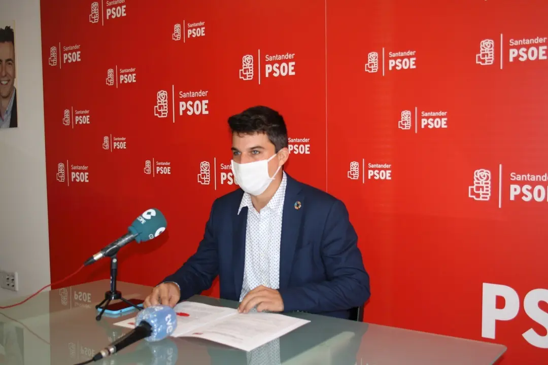 El portavoz del PSOE de  Santander, Daniel Fern&aacute;ndez
