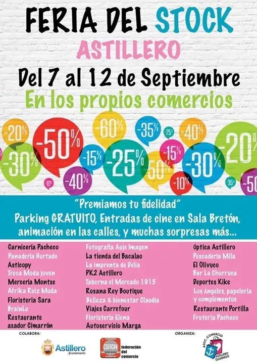 Cartel Feria del Stock