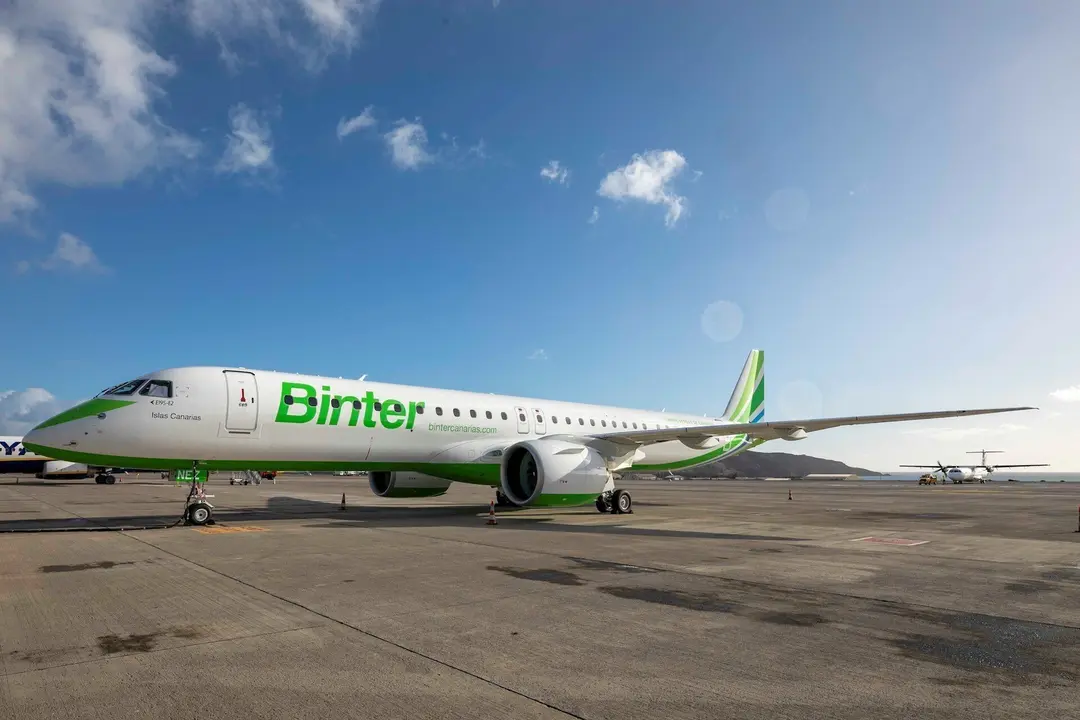 Avi&oacute;n de la compa&ntilde;&iacute;a Binter