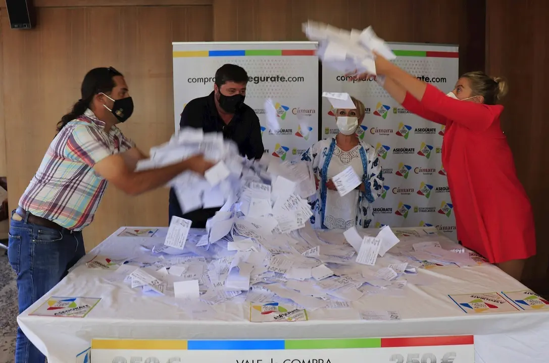 Sorteo de vales de compra