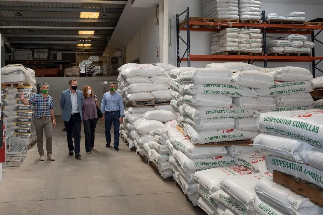 Blanco visita instalaciones cooperativa Ruise&ntilde;ada-Comillas