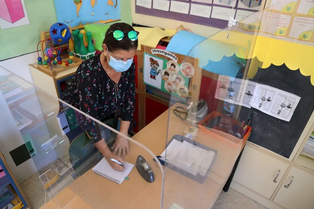 Una profesora. Archivo