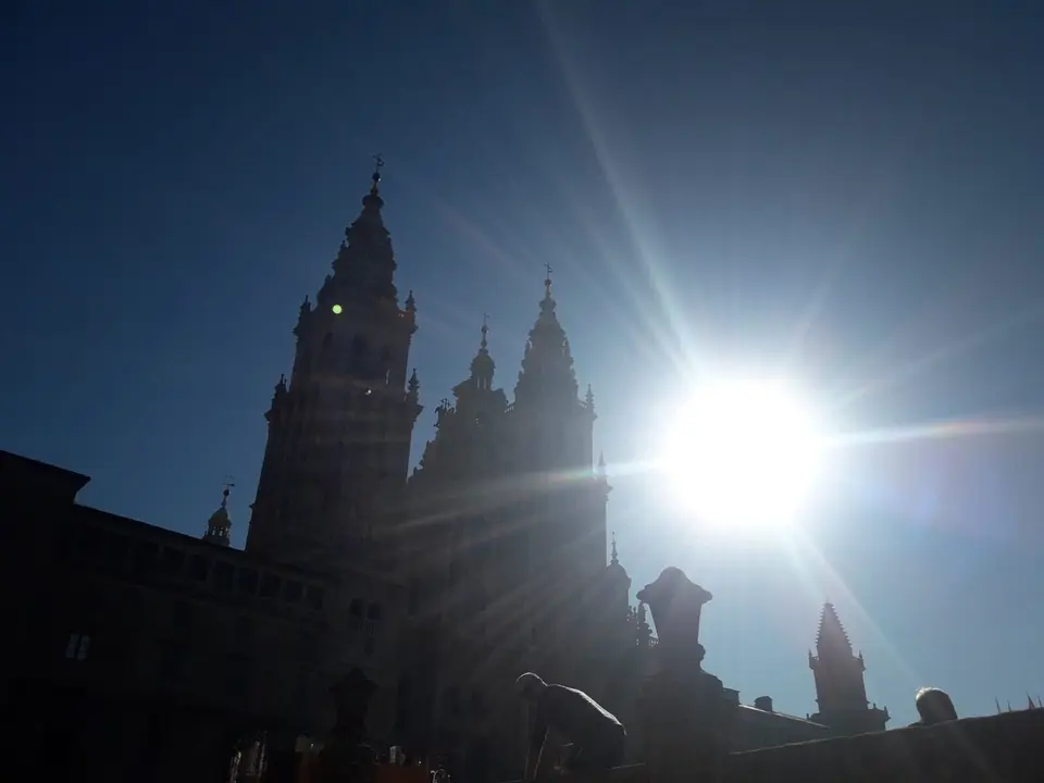 D&iacute;a de sol en Santiago de Compostela