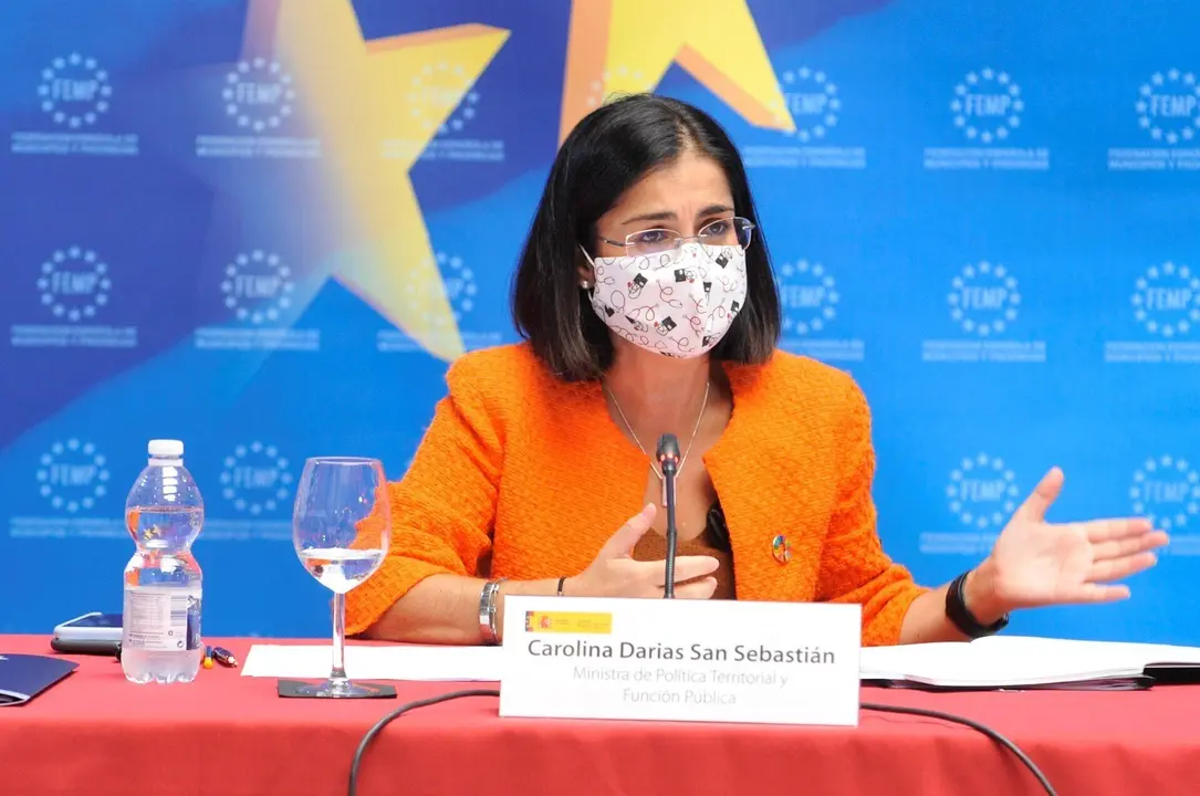 La ministra de Pol&iacute;tica Territorial y Funci&oacute;n P&uacute;blica, Carolina Darias.