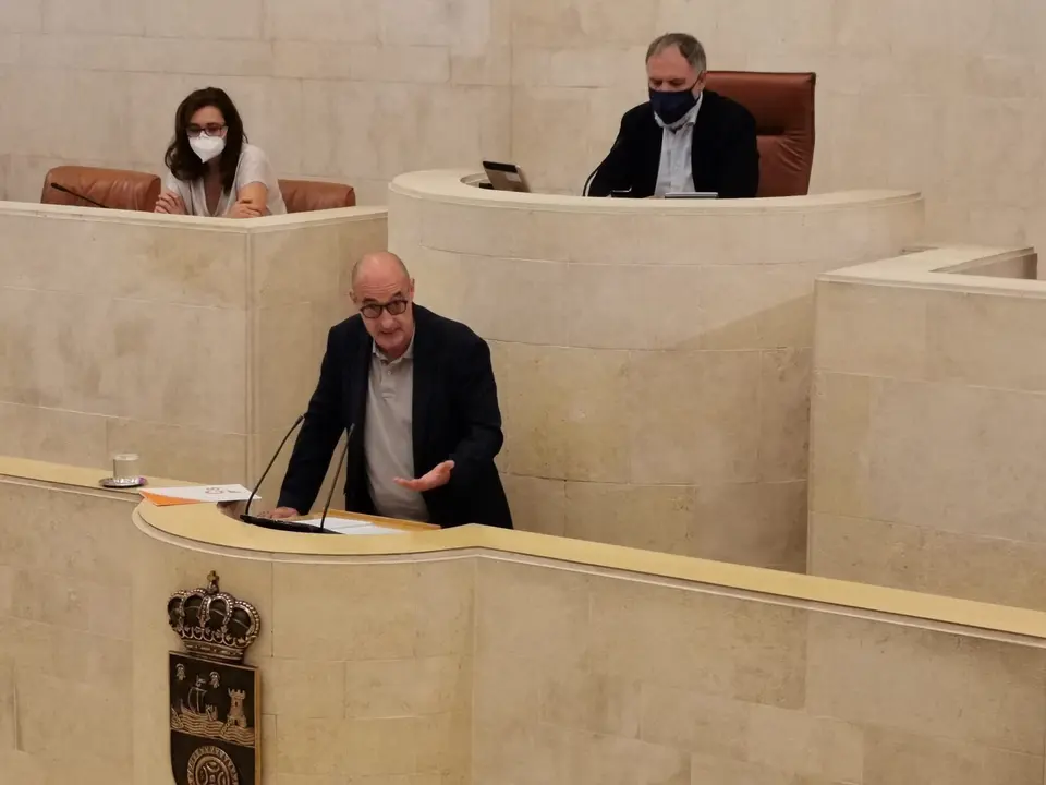 El portavoz del grupo Cs en el Parlamento, F&eacute;lix &Aacute;lvarez