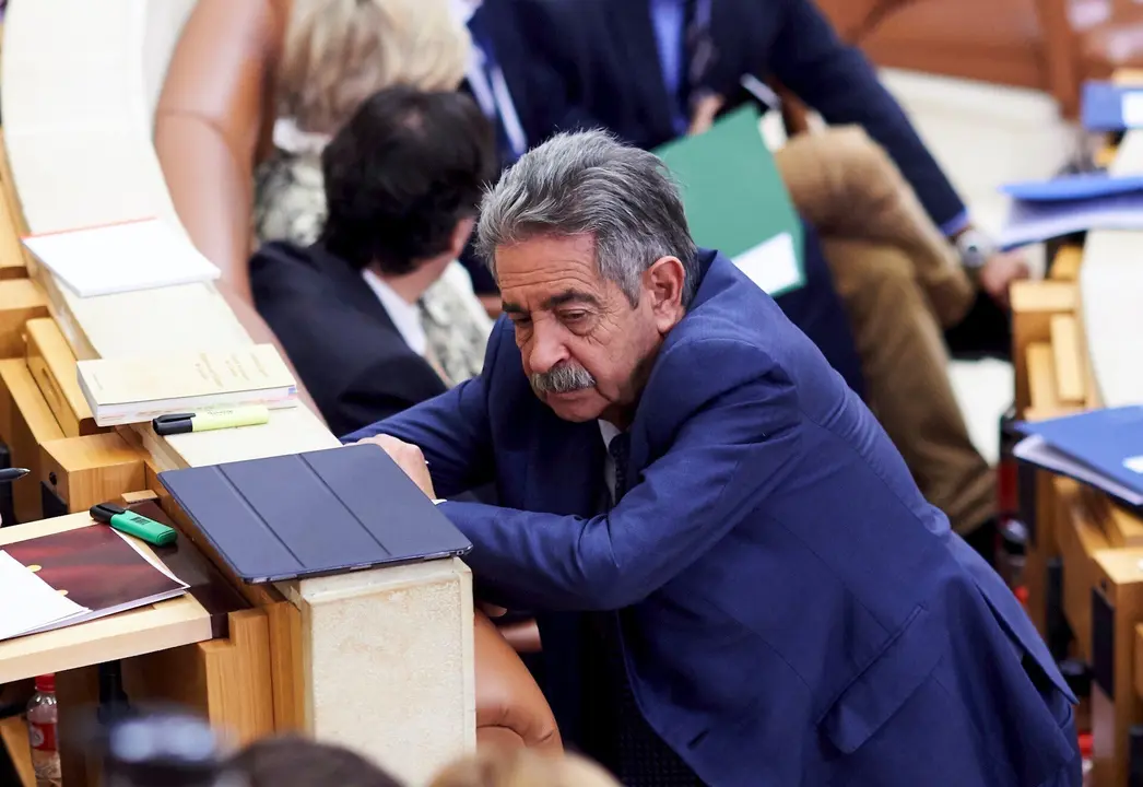 El presidente de Cantabria y secretario general del PRC, Miguel Angel Revilla