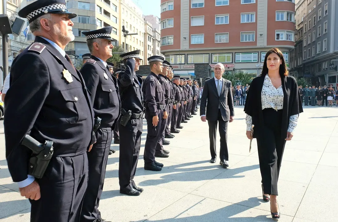 Gema Igual, en el D&iacute;a de la Polic&iacute;a Local. Archivo