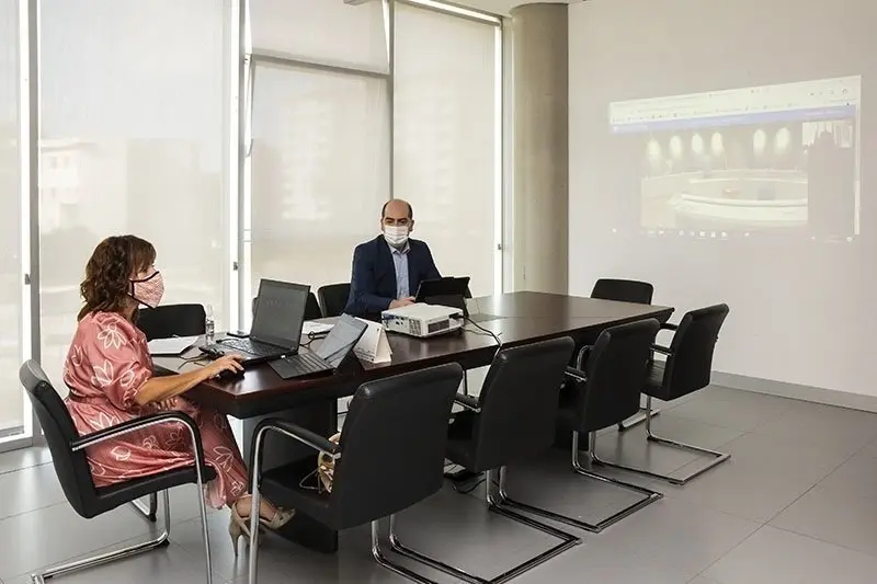 12:00 horas. Servicio C&aacute;ntabro de Empleo
La consejera de Empleo y Pol&iacute;ticas Sociales, Ana Bel&eacute;n &Aacute;lvarez, participa, por videoconferencia, en la Conferencia Sectorial de Empleo y Asuntos Laborales que preside la ministra de Trabajo y Econom&iacute;a Social, Yolanda D&iacute;az
