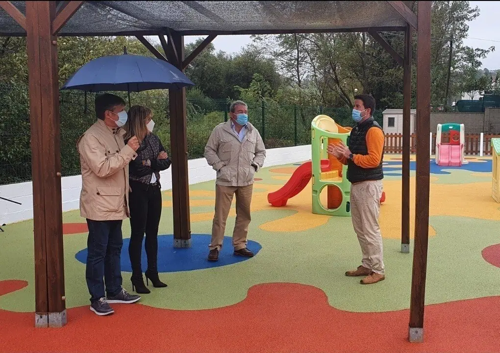 Patio de aulas de dos a&ntilde;os del CEIP Bajo Pas de Arce tras las obras