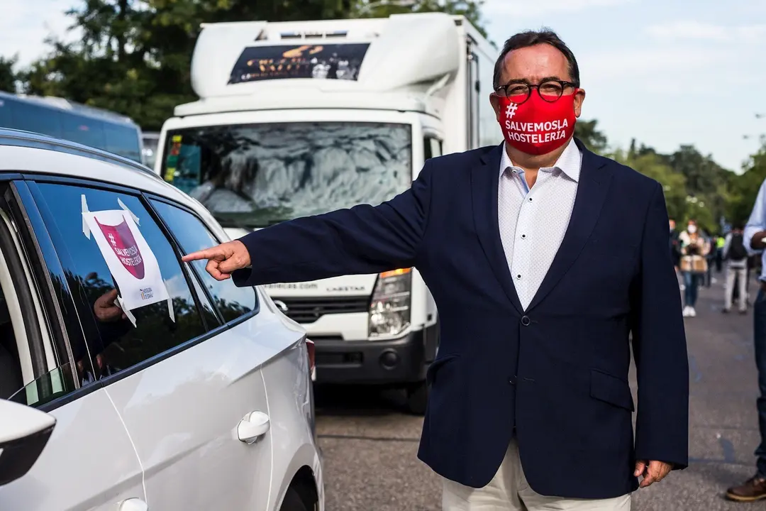 El presidente de la Confederaci&oacute;n Empresarial de HOSTELER&Iacute;A DE ESPA&Ntilde;A, Jos&eacute; Luis Yzuel.