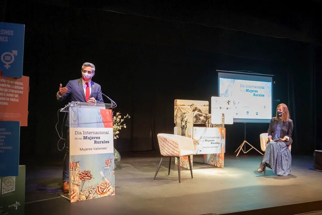 El vicepresidente Pablo Zuloaga en el acto de Orejo