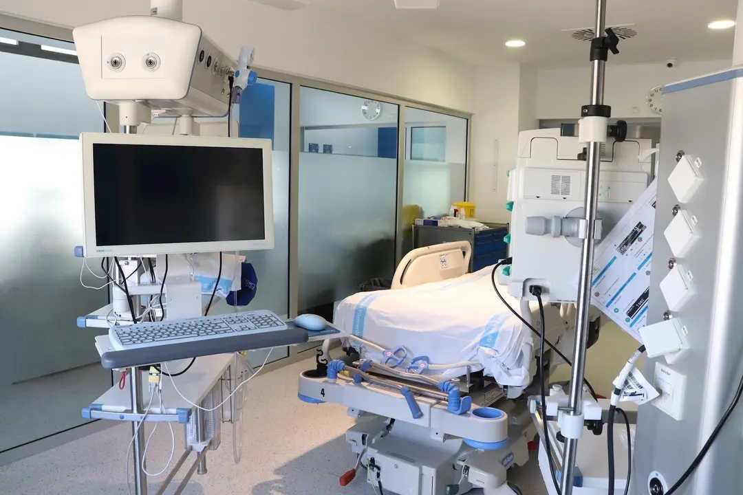 Cama en la UCI de Can Misses