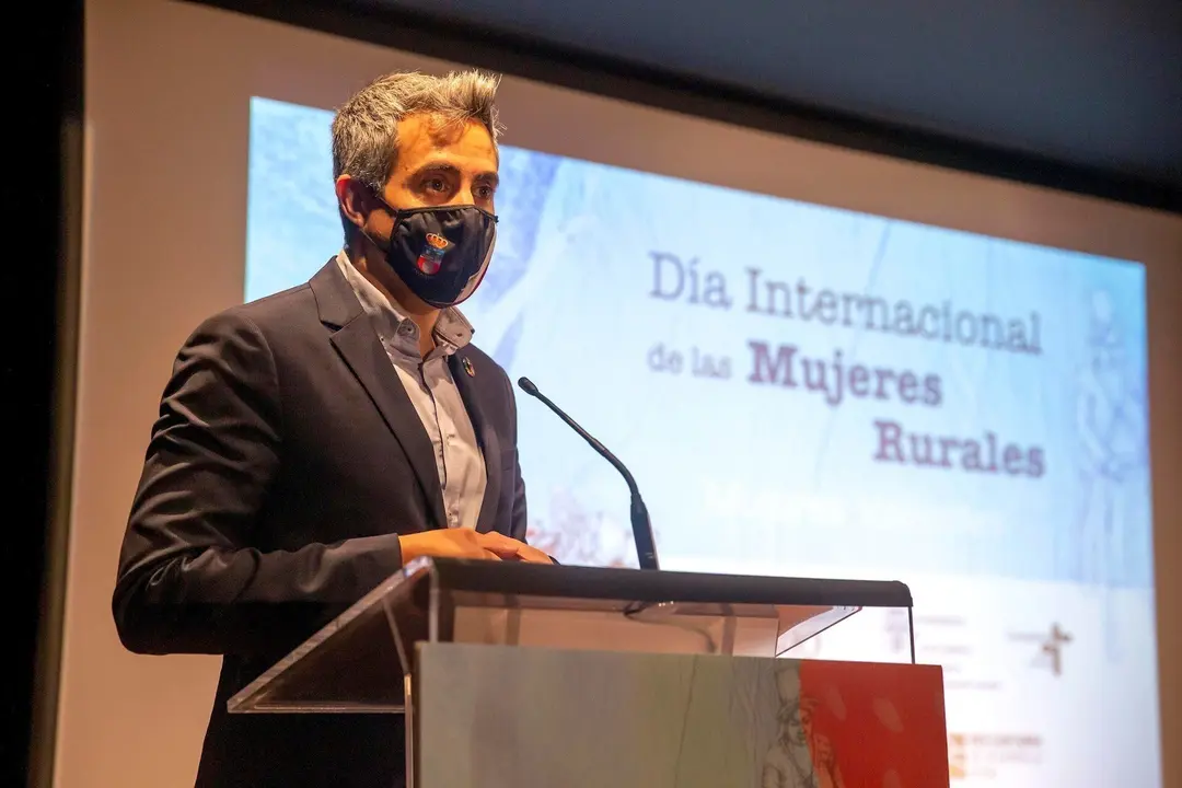 El vicepresidente, Pablo Zuloaga, en el acto de 'Mujeres Valientes'