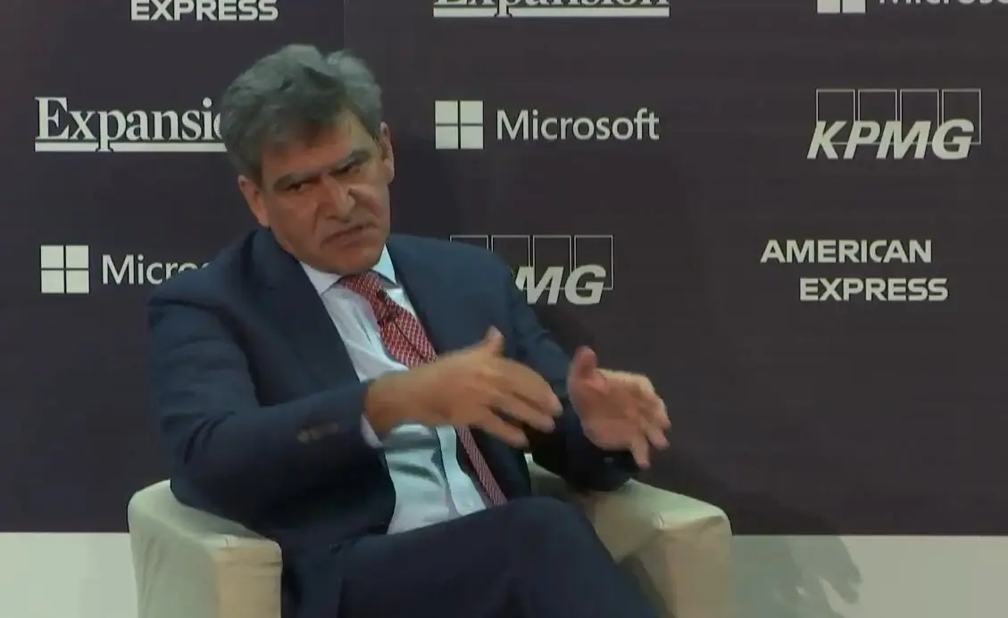 El consejero delegado de Banco Santander, Jos&eacute; Antonio &Aacute;lvarez, durante el XI Encuentro del Sector Financiero organizado por KPMG y Expansi&oacute;n.