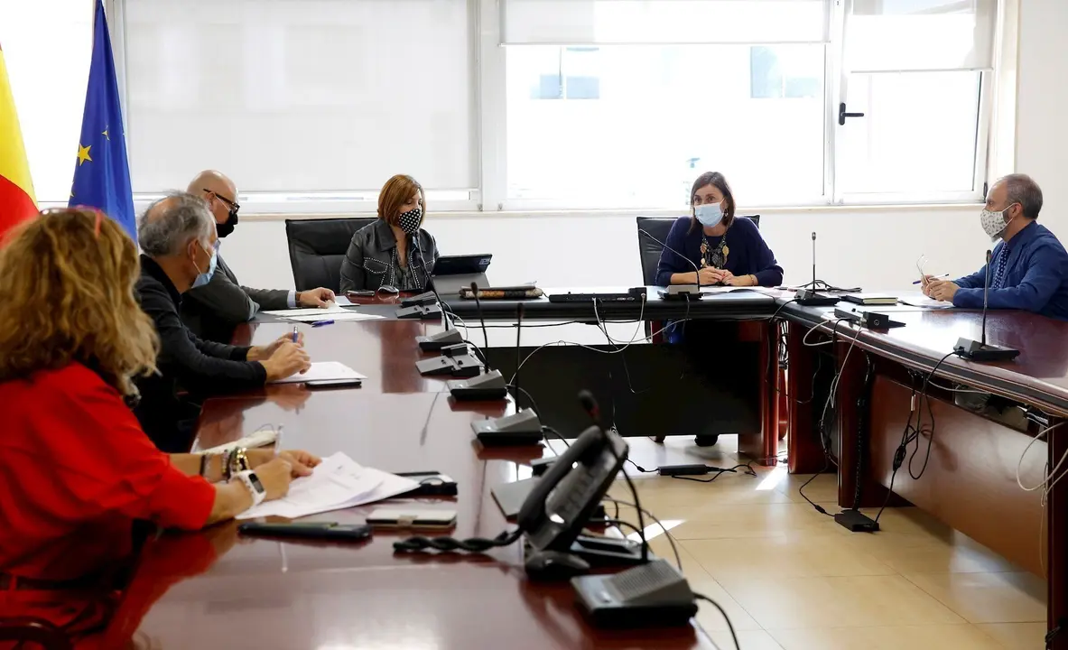 La consejera de Presidencia, Paula Fern&aacute;ndez, en el grupo de trabajo que dise&ntilde;ar&aacute; medidas en sanidad, servicios sociales y vivienda para luchar contra el despoblamiento