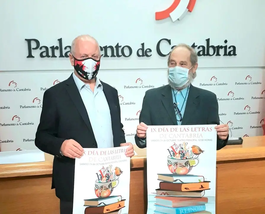 El alcalde de Reinosa y el presidente de la SCE presentan el programa del D&iacute;a de las Letras