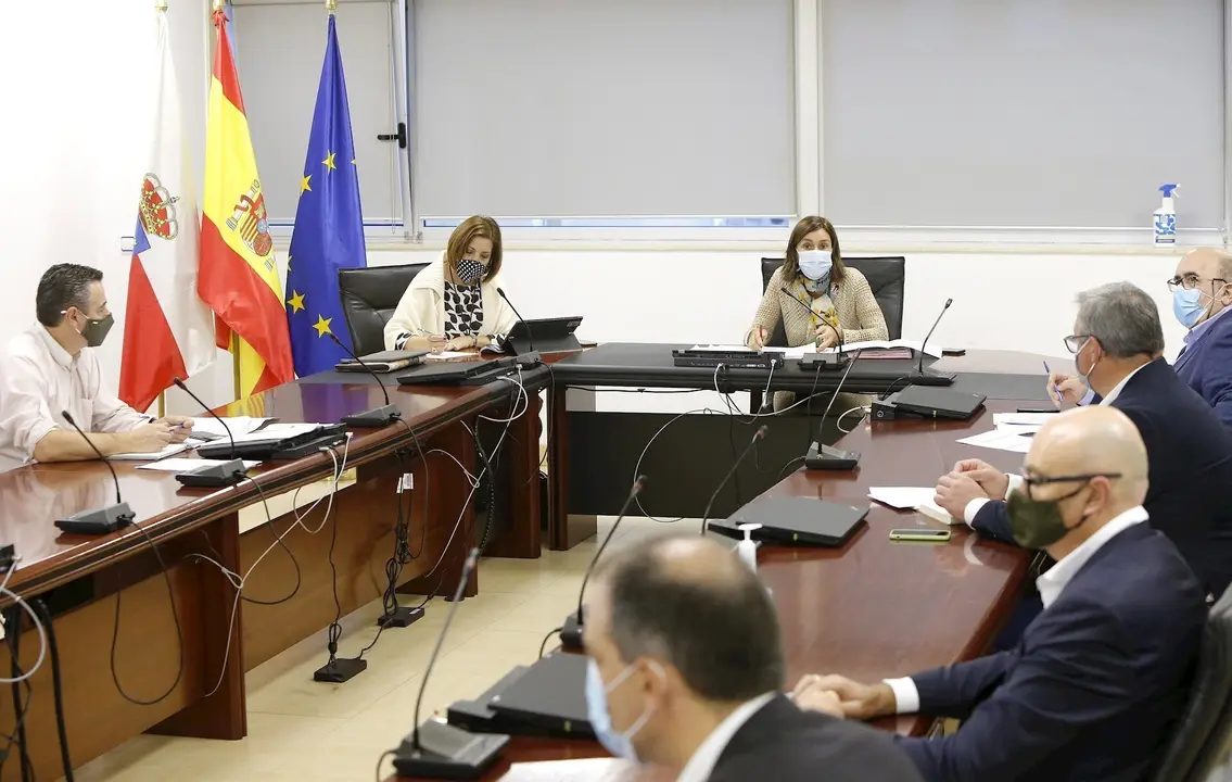 La Consejera De Presidencia, Interior, Justicia Y Acci&oacute;n Exterior, Paula Fern&aacute;ndez, Asiste A La Constituci&oacute;n Del Grupo De Trabajo Sectorial Sobre Transporte Y Energ&iacute;as Renovables En El &Aacute;mbito De La Estrategia Frente Al Despoblamiento.23 Oct 20