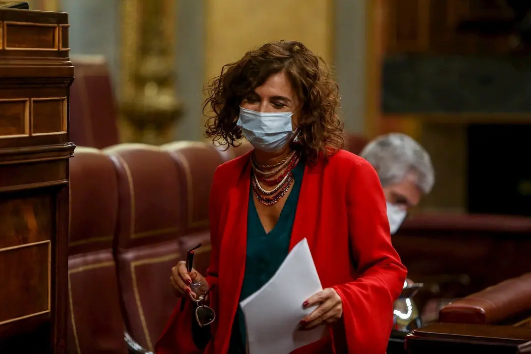 La ministra Portavoz y de Hacienda, Mar&iacute;a Jes&uacute;s Montero