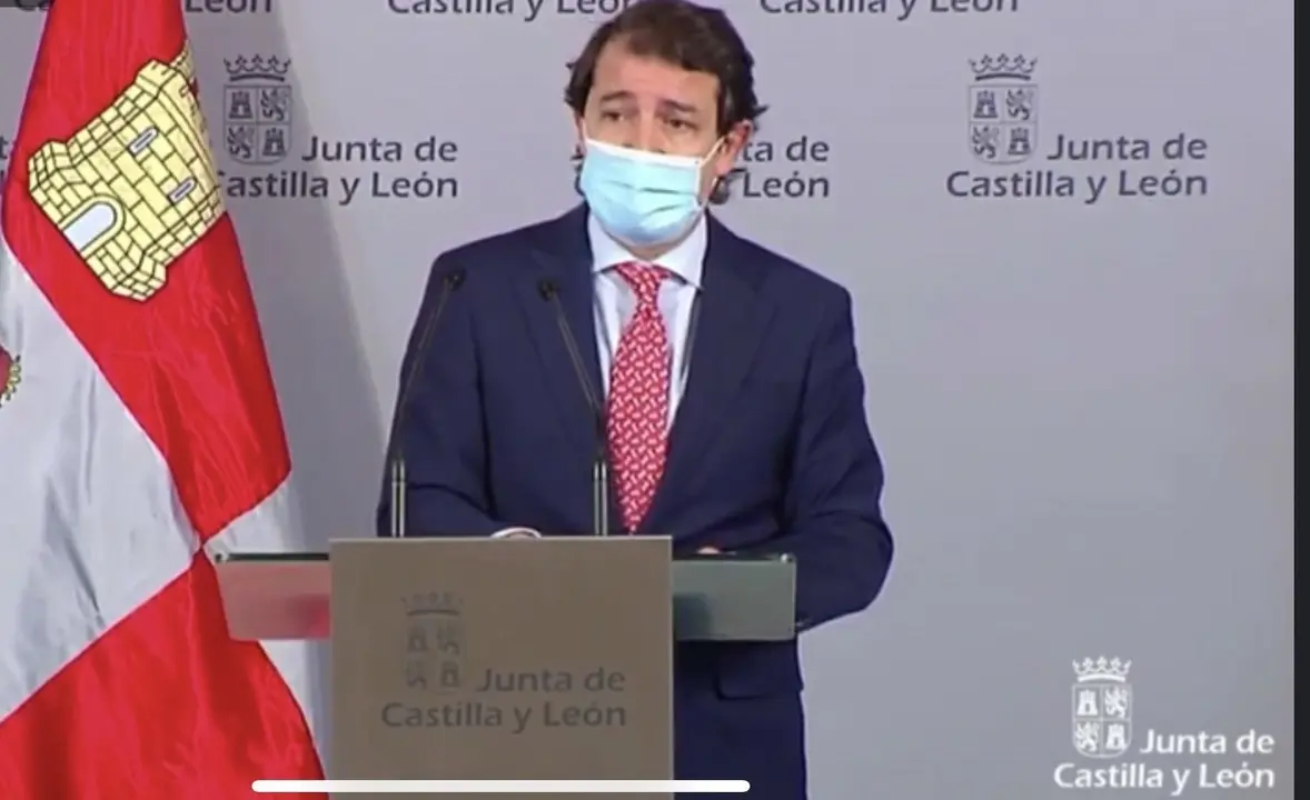 El presidente de Castilla y Le&oacute;n, Fern&aacute;ndez Ma&ntilde;ueco.