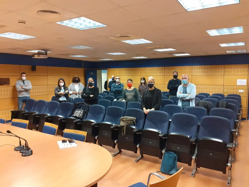 Encierro de los representantes sindicales en la Consejer&iacute;a de Educaci&oacute;n