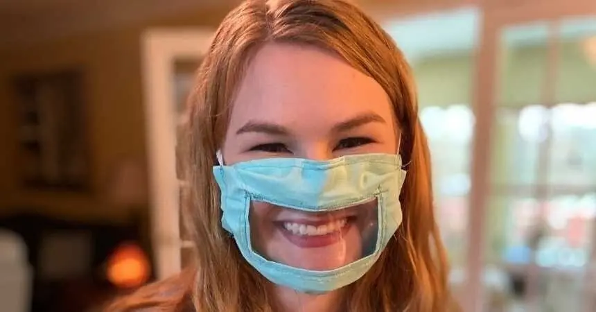 mascarilla transparente