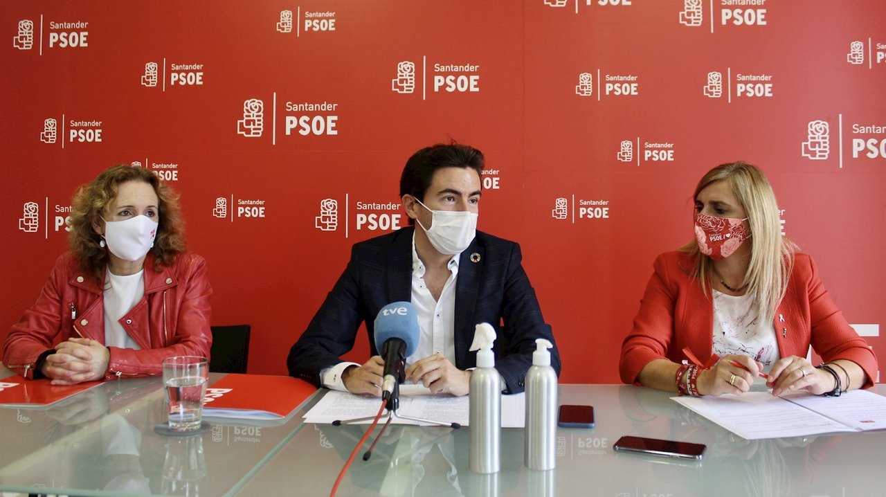 Rueda de prensa del PSOE para valorar los PGE