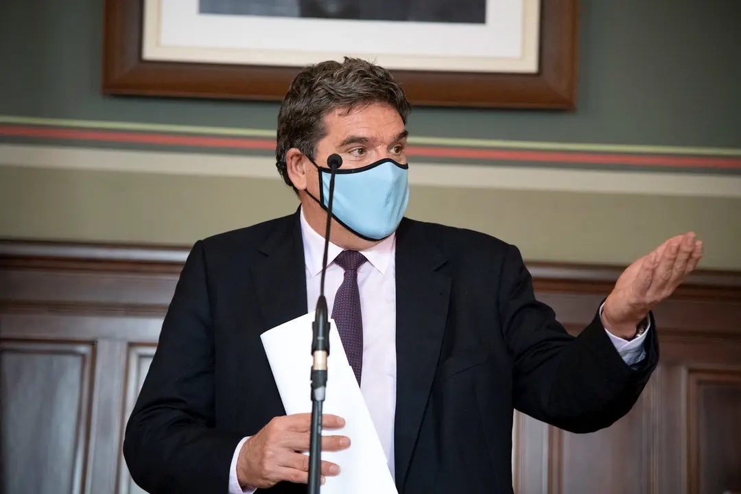 El ministro de Inclusi&oacute;n, Seguridad Social y Migraciones, Jos&eacute; Luis Escriv&aacute;, 