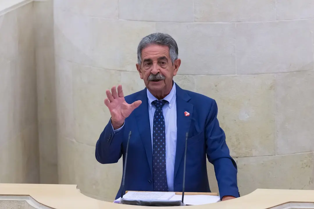 El presidente de Cantabria, Miguel &Aacute;ngel Revilla