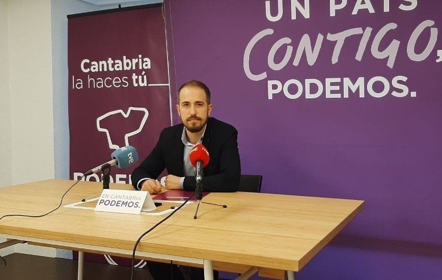 Luis del iñal, cordinador de Podemos Cantabria