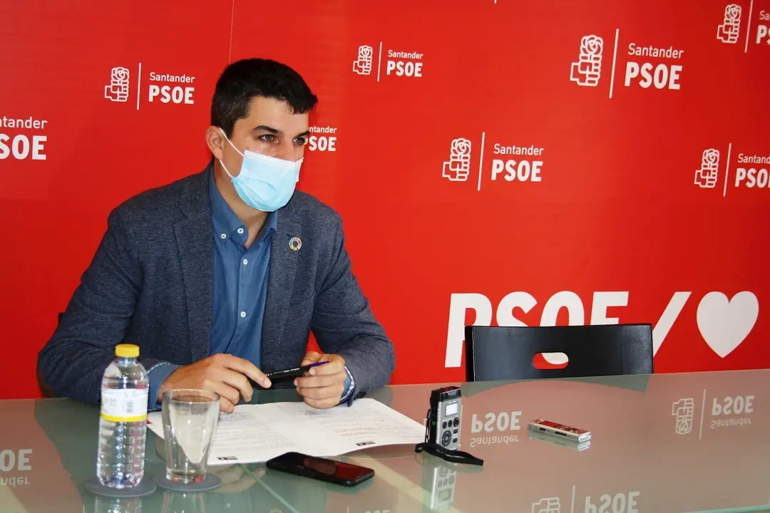 Daniel Fern&aacute;ndez, portavoz del PSOE de Santander