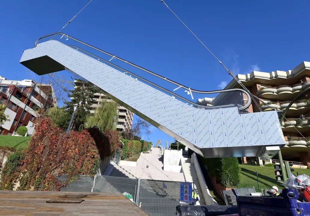 Instalaci&oacute;n de las rampas  y la escalera