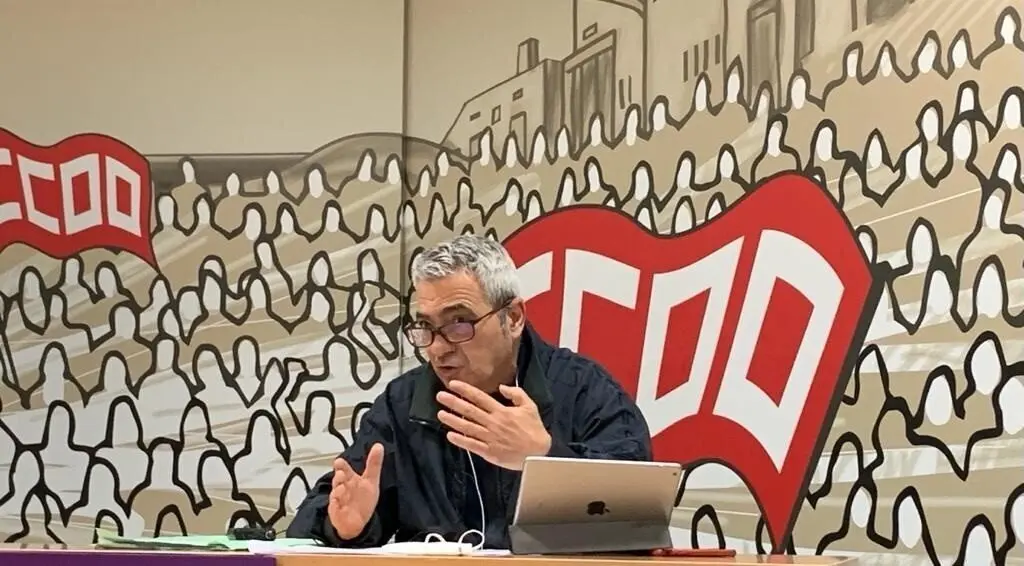 Carlos S&aacute;nchez, secretario de CCOO Cantabria