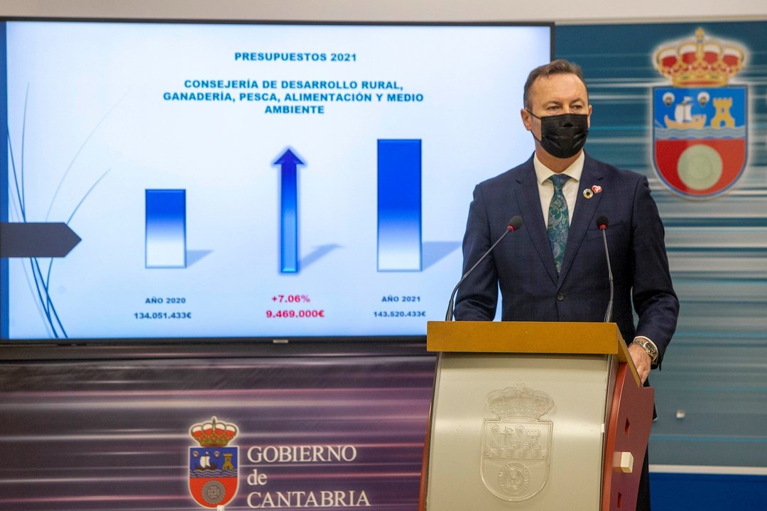 Guillermo Blanco presenta los presupuestos de su Consejería