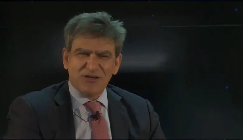 El consejero delegado de Banco Santander, Jos&eacute; Antonio &Aacute;lvarez, durante el XXVII Encuentro del Sector Financiero organizado por Deloitte, ABC y Sociedad de Tasaci&oacute;n el 17 de noviembre de 2020.