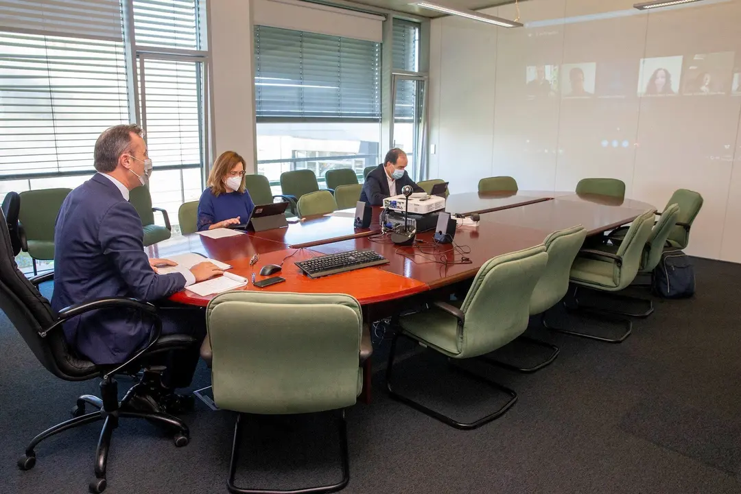 El consejero de Desarrollo Rural, Ganader&iacute;a, Pesca, Alimentaci&oacute;n y Medio Ambiente, Guillermo Blanco, en la comisi&oacute;n sobre despoblaci&oacute;n rural