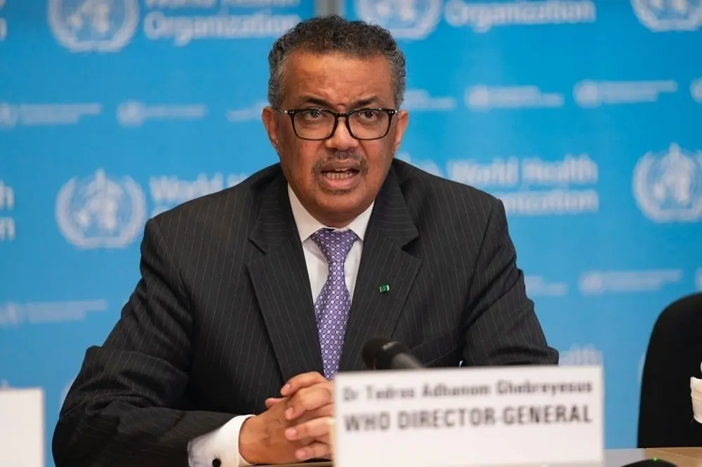 El director general de la Organizaci&oacute;n Mundial de la Salud (OMS), Tedros Adhanom Ghebreyesus