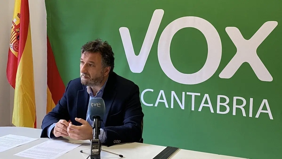 Crist&oacute;bal Palacio, diputado y portavoz de Vox Cantabria