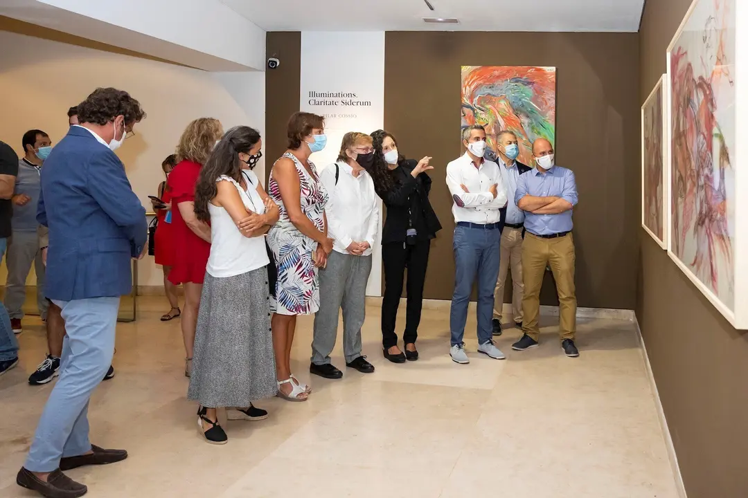 Inauguraci&oacute;n en Altammira de 'Iluminations. Clarite Siderum', de Pilar Coss&iacute;o