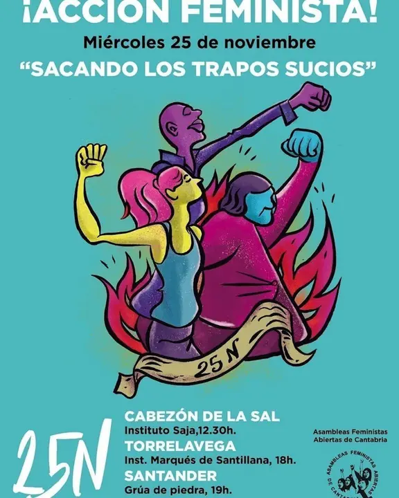 Acciones para el 25 N