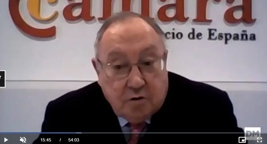Presidente de la C&aacute;mara de Comercio de Espa&ntilde;a, Jos&eacute; Luis Bonet