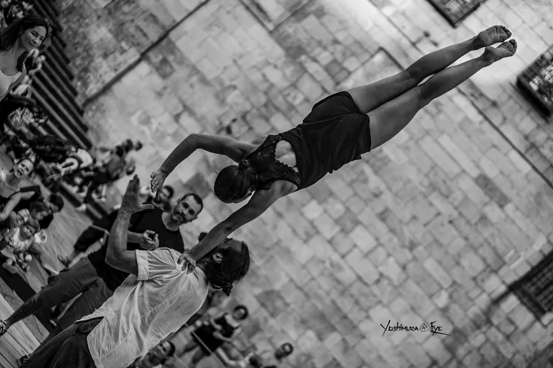 Acrobacias de la compa&ntilde;&iacute;a catalana EIA