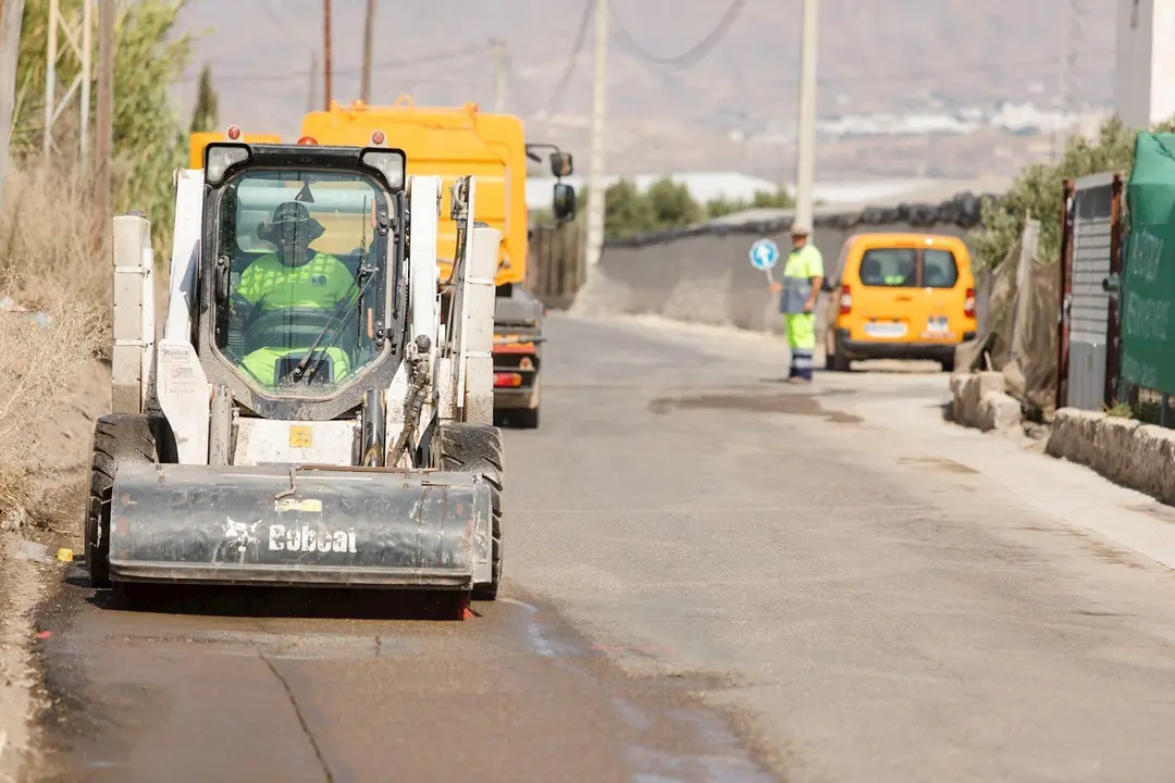 Obras en una carretera