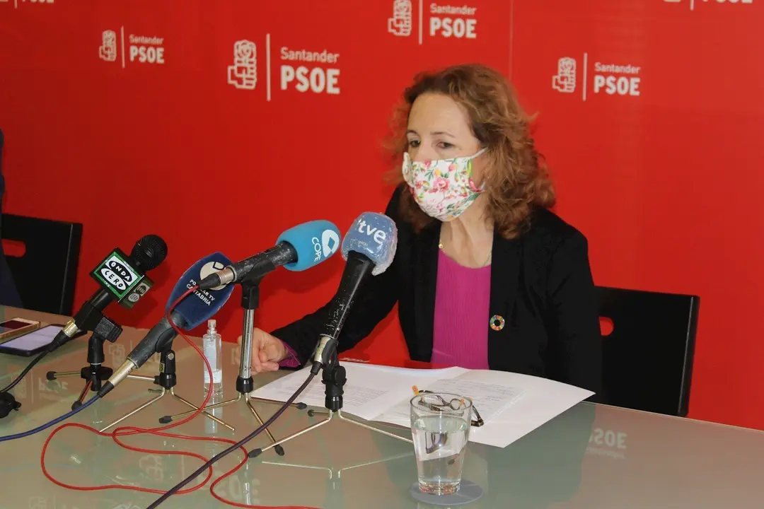 La secretaria de Pol&iacute;tica Institucional del PSOE de Cantabria y senadora Isabel Fern&aacute;ndez