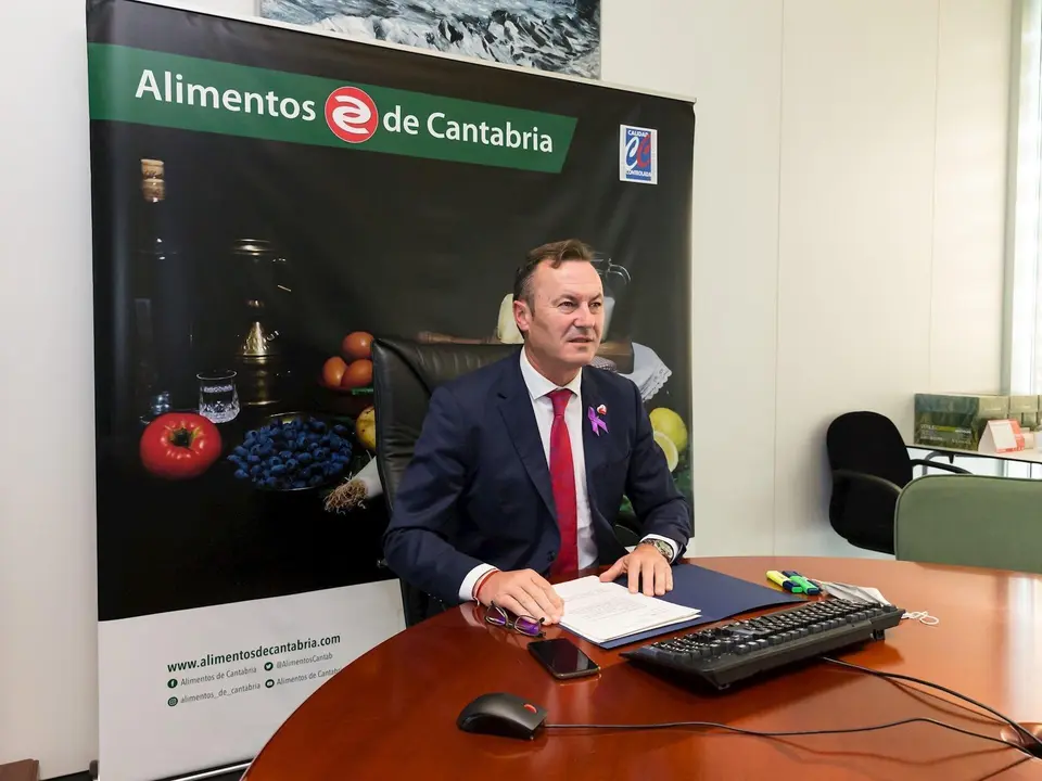 El consejero de Desarrollo Rural, Guillermo Blanco, en su intervenci&oacute;n