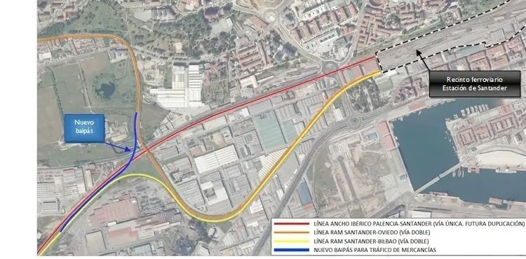 Baip&aacute;s proyectado en la Estaci&oacute;n de Santander