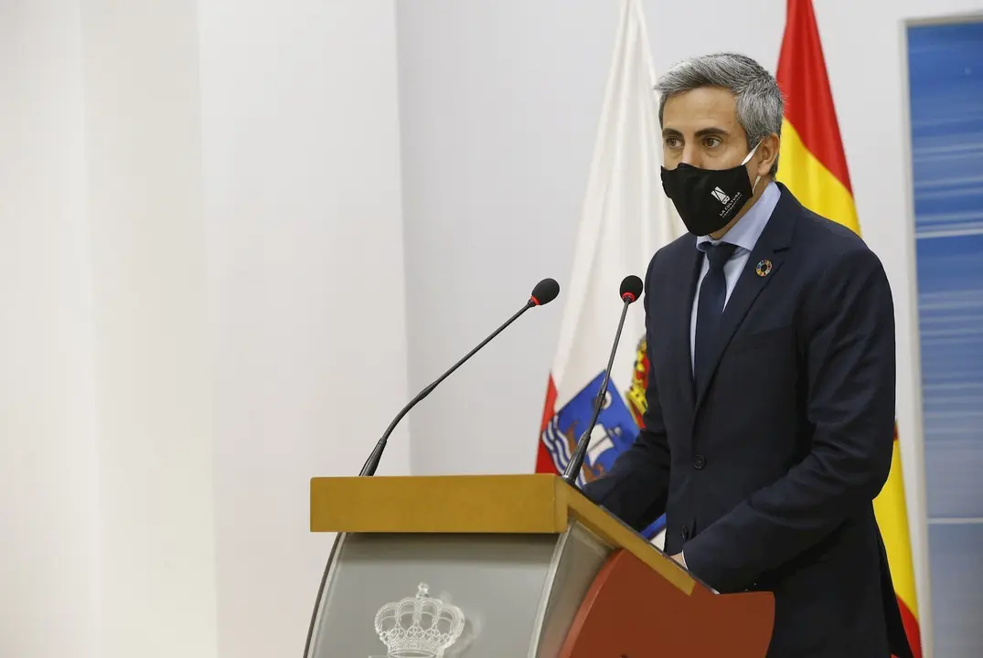 El Vicepresidente Y Consejero De Universidades, Igualdad, Cultura Y Deporte, Pablo Zuloaga, Informa, En Rueda De Prensa, De Los Acuerdos De Consejo De Gobierno3 Dic 20