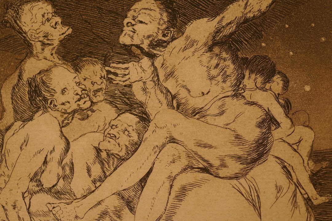 Una de las estampas de Goya restaurada por el MAS