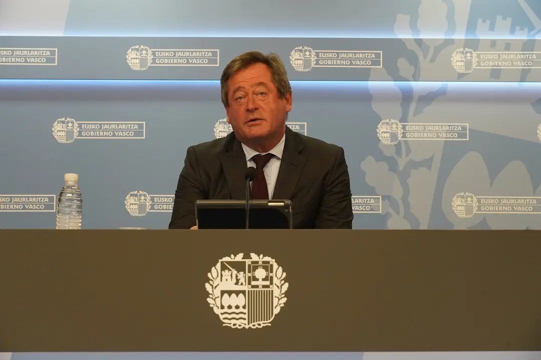 El portavoz del Gobierno Vasco, Bingen Zupiria