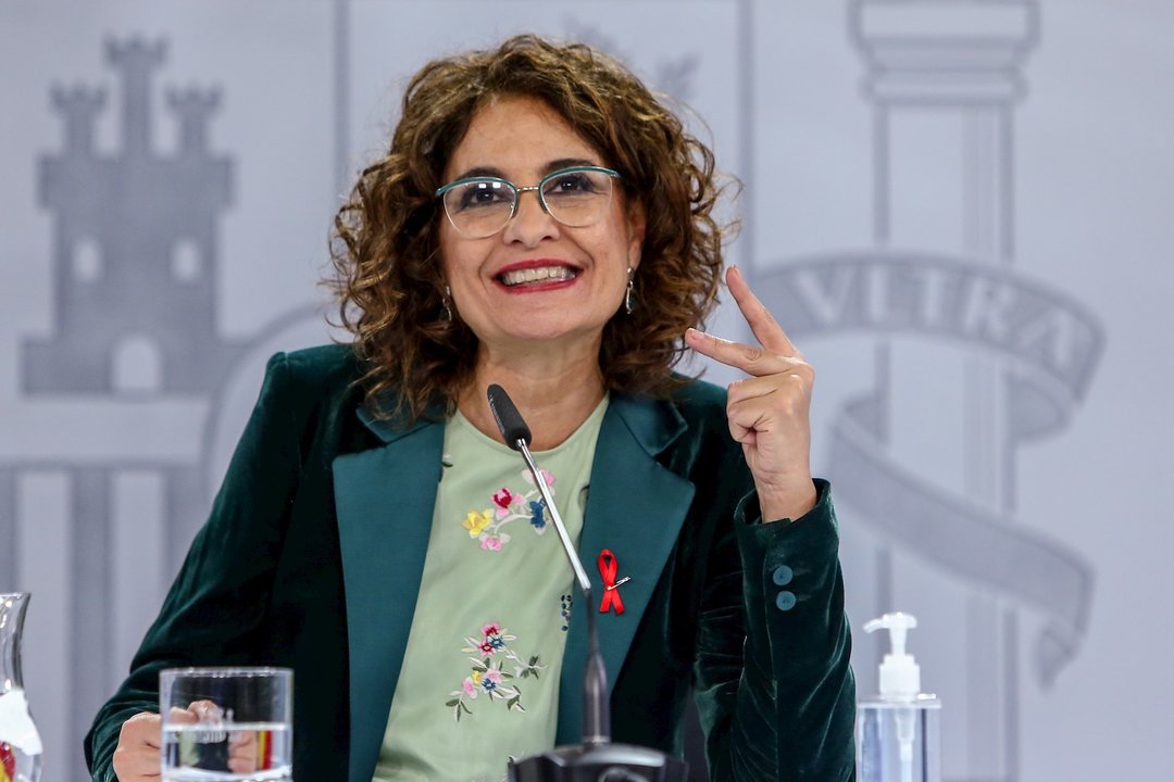 La ministra portavoz y de Hacienda, María Jesús Montero, comparece en rueda de prensa tras el Consejo de Ministros 